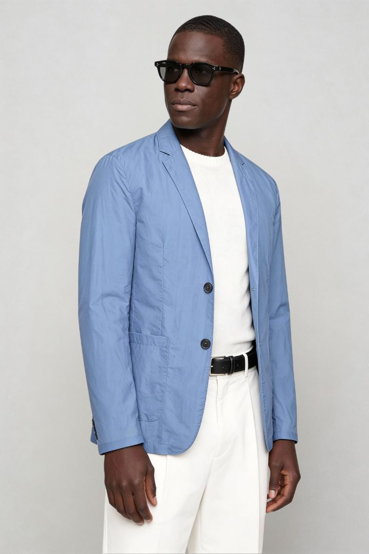 Camden Lightweight Blazer - Light Blue