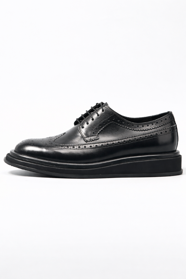 Sterling Chunky Leather Brogue Shoes