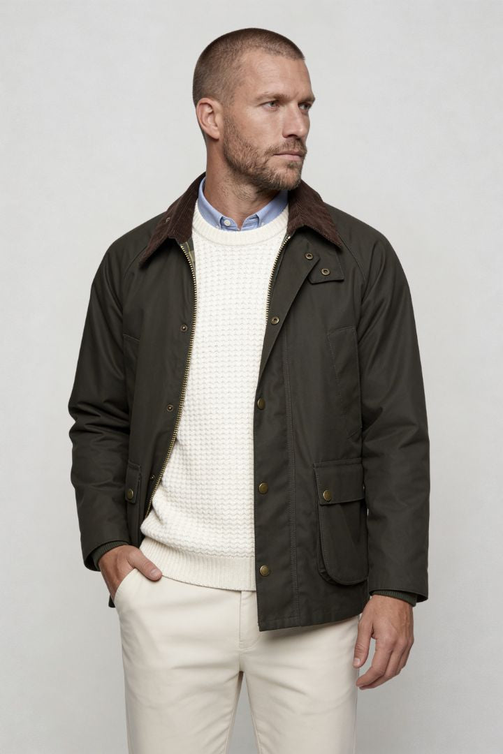 Rockwell Cotton Field Jacket - Green