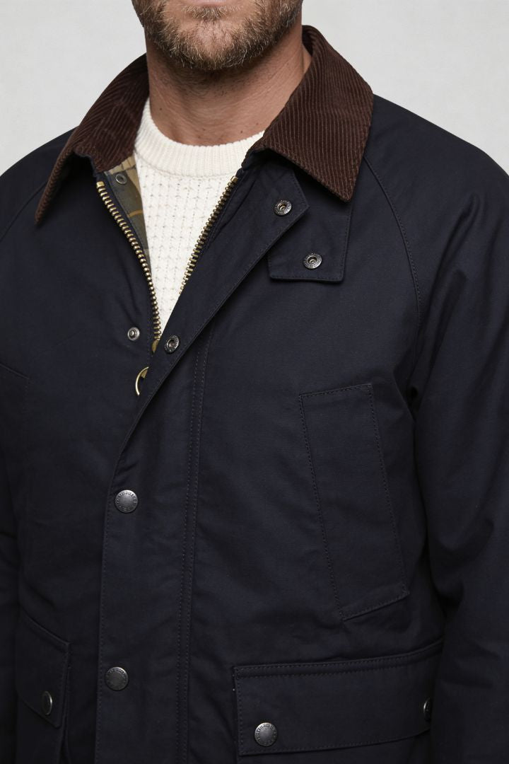 Rockwell Cotton Field Jacket - Navy