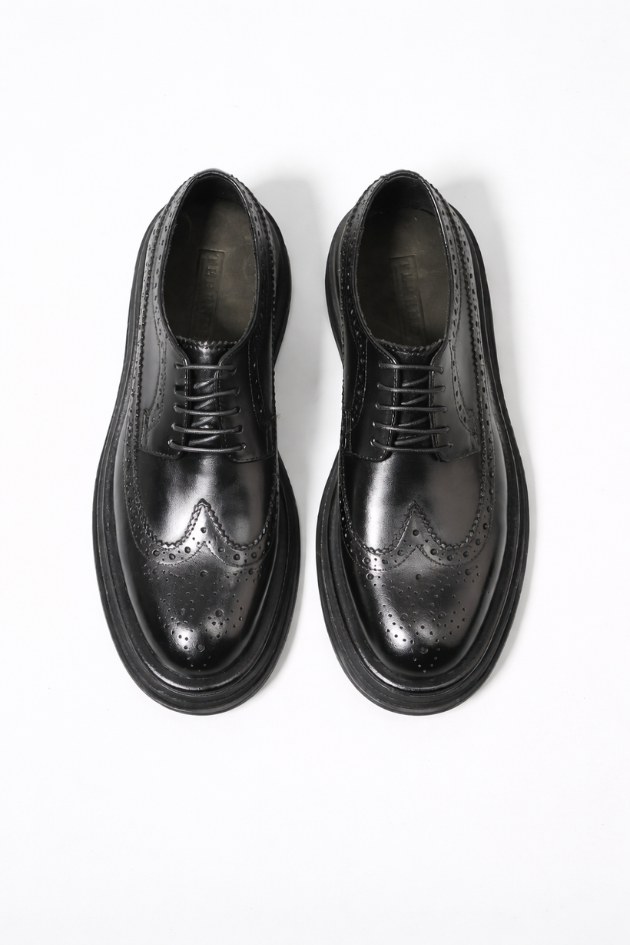 Sterling Chunky Leather Brogue Shoes