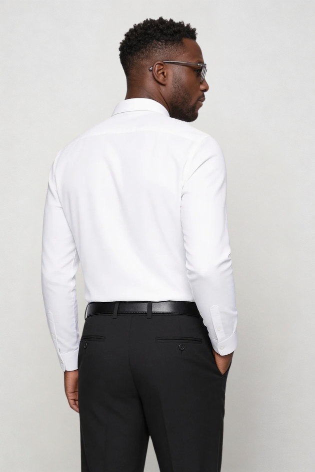 Cole Wrinkle-Free Dress Shirt - White