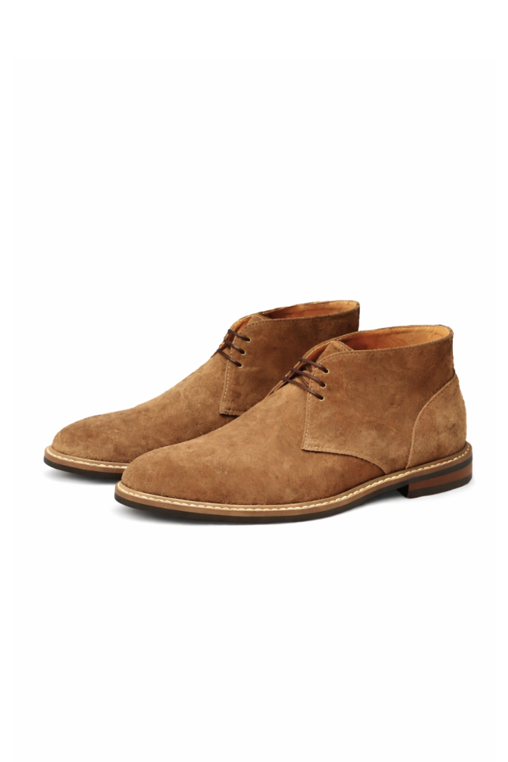 Santino Suede Chukka Boots - Sahara Brown