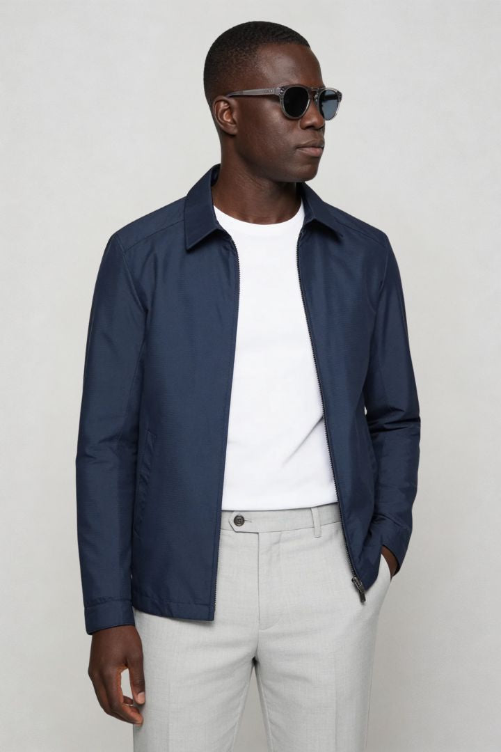 Walker Lightweight Essential Jacket - Navy