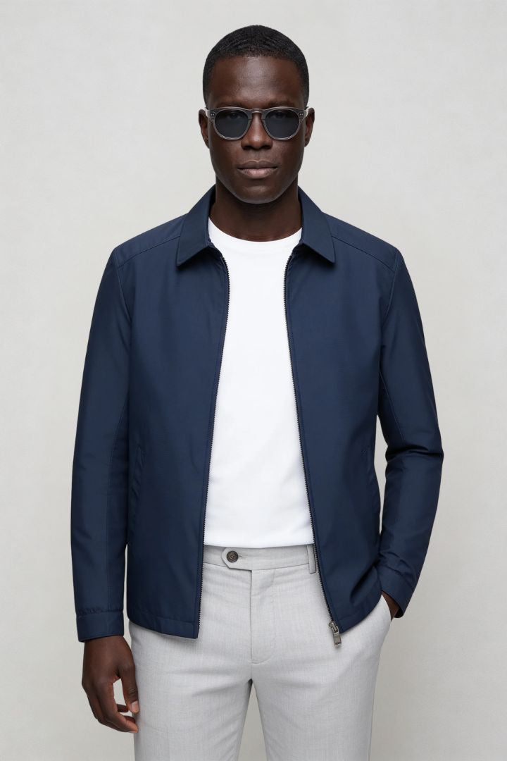Walker Lightweight Essential Jacket - Navy