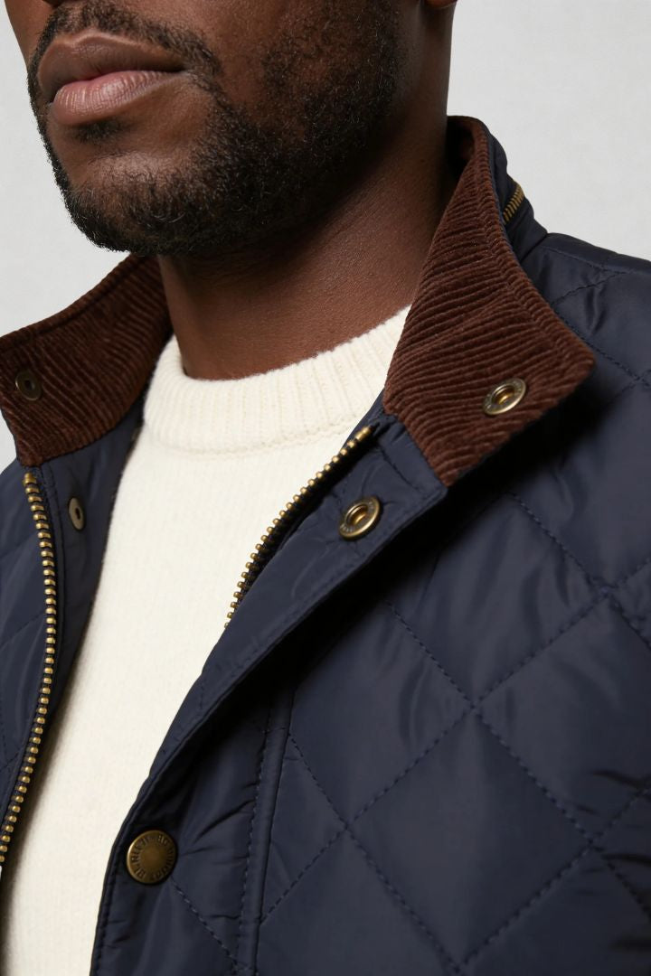 Rosaro Quilted Vest - Navy