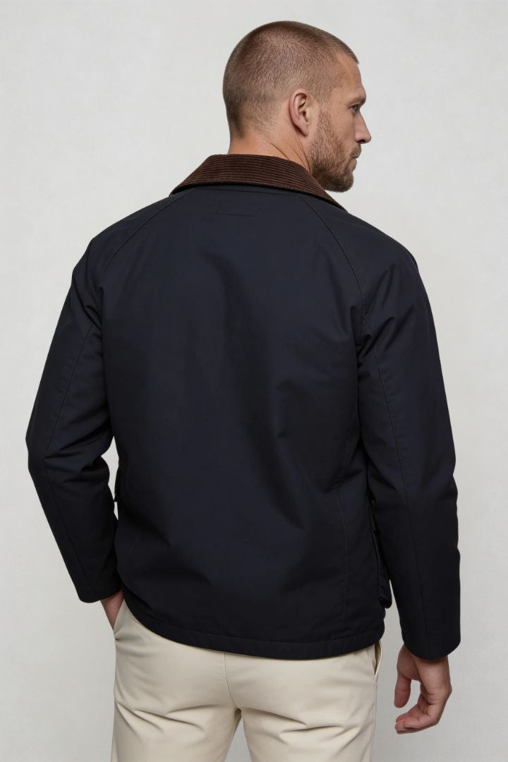 Rockwell Cotton Field Jacket - Navy