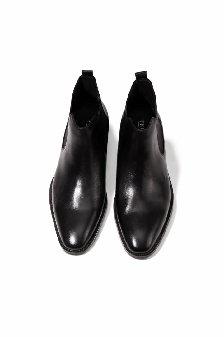 Ruggiero Leather Chelsea Boots - Black