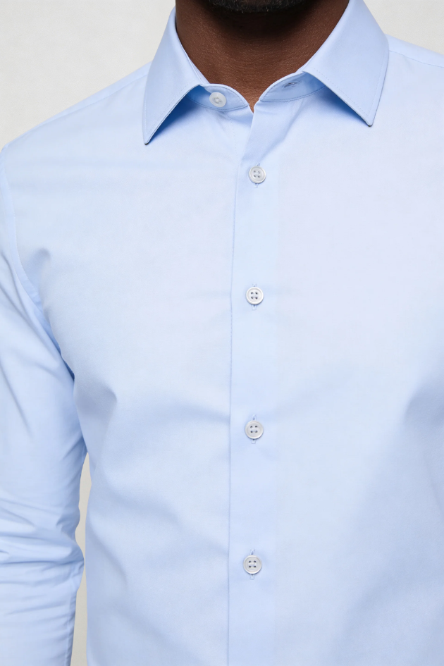 Cole Wrinkle-Free Dress Shirt - Light Blue