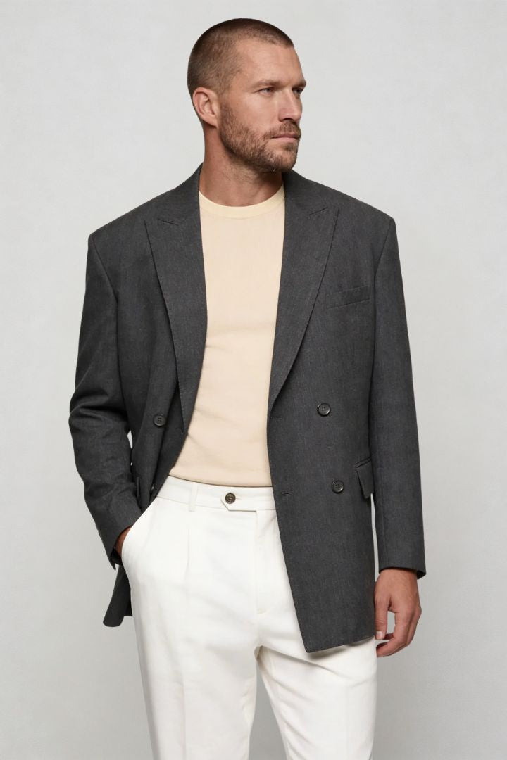 Sean Tailored Blazer - Grey